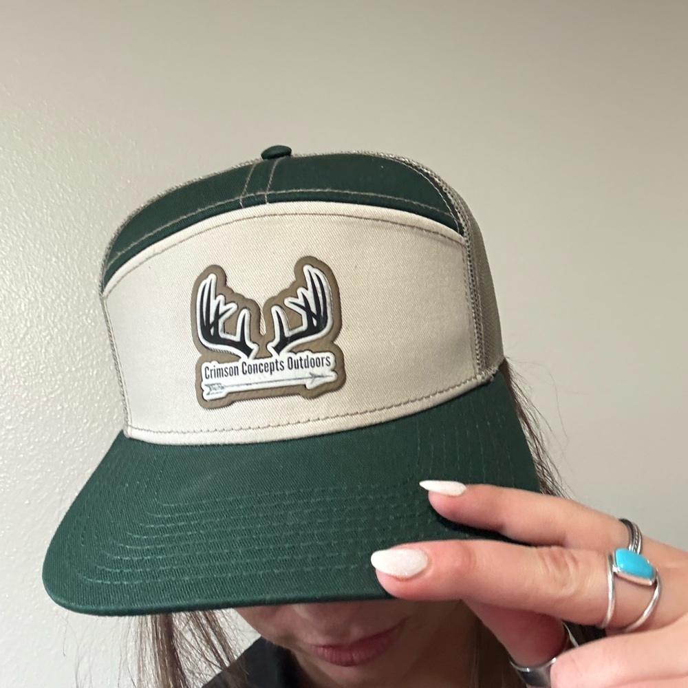 Crimson Concepts Outdoors Green Beige Hat